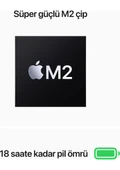 APPLE MACBOOK AİR M2 8GB RAM 256GB SSD 13.3'' YILDIZ IŞIĞI - 4