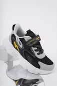 Muggo PANTER Kalın Taban Cırtlı ve Bağcıklı Unisex Çocuk Sneaker Spor Ayakkabı - 10
