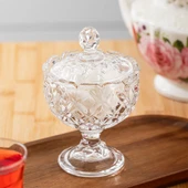 Porsima Dm601-2 Cam Şekerlik Sunumluk Lokumluk Kahve Yanı Drajelik 200 ml - 3