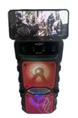 Karaoke Bluetooth Hoparlör Taşınabilir Kablosuz Usb SubWoofer RGB Işık Fm Sd Mikrofonlu Ses Bombası - 11