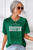 Unisex Houston Baskılı T-shirt thumbnail 2
