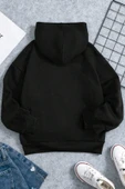 Kalp Baskılı Erkek - Kız Çocuk Rahat Kalıp Sweatshirt - 2