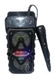 Karaoke Bluetooth Hoparlör Taşınabilir Kablosuz Usb SubWoofer RGB Işık Fm Sd Mikrofonlu Ses Bombası - 1