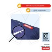 XPERMATE Sarılma Yastığı , Uyku Yastığı , Bacak Arası Yastığı Silindir 150x20 cm Lacivert thumbnail 3