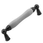 Domaniç Porselen Antik Nikel Kulp 128 mm Mobilya Çekmece Mutfak Dolabı Dolap Kapak Kulplar Kulb Kulp thumbnail 4