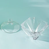 Porsima Dm605-2 Cam Şekerlik Sunumluk Lokumluk Kahve Yanı Drajelik 150ml - 1