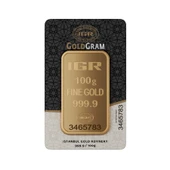 Harem Altın 100 gr 999.9 IAR Gram Külçe Altın - 1