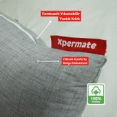 XPERMATE Sarılma Yastığı , Uyku Yastığı , Bacak Arası Yastığı Dikdörtgen 150x25 cm Gri - 3