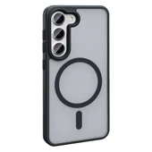Samsung S23 Kılıf Magsafe Şarj Özellikli Mat Arka Yüzey Sio Kapak thumbnail 9