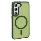 Samsung S23 Kılıf Magsafe Şarj Özellikli Mat Arka Yüzey Sio Kapak thumbnail 7