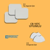 PIRANTECH CB 107C Buharlı Temizleyici ile Uyumlu Mop Bez Seti thumbnail 3