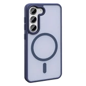 Samsung S23 Kılıf Magsafe Şarj Özellikli Mat Arka Yüzey Sio Kapak thumbnail 5