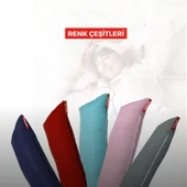 XPERMATE Sarılma Yastığı , Uyku Yastığı , Bacak Arası Yastığı Dikdörtgen 150x25 cm Gri - 4