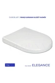 Plodna House Elegance D-form Duroplast Yavaş Kapanan Klozet Kapağı - 1