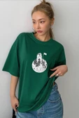Unisex Astronot Baskılı T-shirt - 1