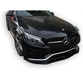 Mercedes C Serisi W205 2015 Sonrası C63 Ön Lip (Plastik) - 1