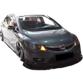 Honda Civic Fd6 RR 3 Parça Ön Lip (Plastik) - 1
