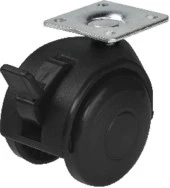 Hts 421 - Plastik Büyük Tablalı Frenli Tekerlek - 1