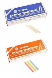 100 lü Renkli ve Beyaz Tebeşir 2 Paket - 1