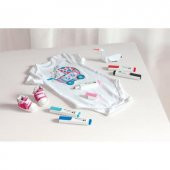 Tekstil Markörü 5 Renkli Paket Faber-Castell Tekstil Marker 5 Renkli Keçeli Kalem - 2