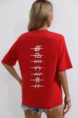 Unisex Ninja Akatsuki Baskılı T-shirt - 4