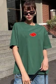 Unisex Ninja Akatsuki Baskılı T-shirt - 1