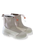 CALVİN KLEİN CHUNKY BEJ 38 Numara Combat Chelsea Boot Rub Kadın Bot  TURUNCU Bağcıklı  ESNEK Boğazlı - 1