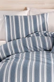 Upstyle Sport Çizgili Nevresim Takımı Tek Kişilik Soft Line Lacivert - 3