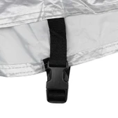 Oxford Motosiklet Scooter Ekranli Aquatex Arka Çantali Kilif Small Siyah-Gri CV217 - 2