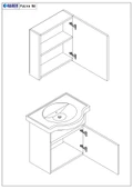 Karen Banyo Fulya 50 Cm Mdf Lavabolu Aynalı Banyo Dolabı Seti Seramik Lavabo Dahil Beyaz Mdf - 4
