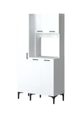 Hola Çok Amaçlı Boy Dolaplı Kahve Köşesi, Kiler Dolabı, Mutfak Erzak Dolabı, Mini Mutfak Dolabı - 5