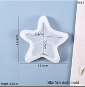 Deniz Yıldızı Kase Epoksi ve Beton Silikon Kalıp - Kod: 1004D - 4