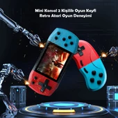 TechTic Retro El Atarisi 620 Klasik Oyun 2 Kişilik Tv Yansıtma Gamebox Mario Mini Video Oyun Konsolu - 10