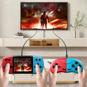 TechTic Retro El Atarisi 620 Klasik Oyun 2 Kişilik Tv Yansıtma Gamebox Mario Mini Video Oyun Konsolu - 2
