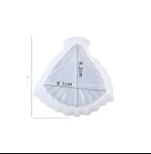 İstiridye Kase Epoksi ve Beton Silikon Kalıp - Kod: 1004C - 1