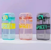 Shotay Su Matarası Space Tritan Turkuaz 500Ml - 7