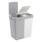 Motek Çok Amaçlı Çift Bölmeli 80 Litre Çamaşır Kirli Sepeti - 6