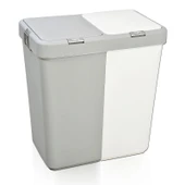 Motek Çok Amaçlı Çift Bölmeli 80 Litre Çamaşır Kirli Sepeti - 1