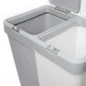 Motek Çok Amaçlı Çift Bölmeli 80 Litre Çamaşır Kirli Sepeti - 3