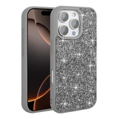 Apple iPhone 16 Pro Max Kılıf Parlak Taşlı Tasarım Zore Pırlanta Kapak - 9