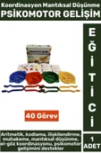 Premium Eğlenceli Eğitici Mantıksal Düşünme El Göz Koordinasyon Geliştirici Çocuk PSİKOMOTOR GELİŞİM - 1