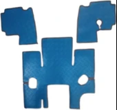 Tümosan 8005-8075-8085-8095   2014 Model Için Traktör Kabin Içi Mavi Renk Paspası - 1