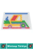 Premium Eğlenceli Kol Parmak Kasları Hayalgücü Beceri Geliştiren Çocuk Oyun 150 Boncuk KODLAMA OYUNU thumbnail 4