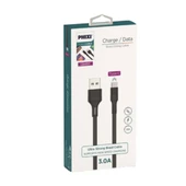 Phixi CB431T Hasır Örgü ve Güçlendirilmiş Silikon Başlıklı Type-C USB 3.0 Hızlı Şarj ve Data Kablosu - 2
