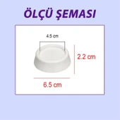 4 Adet Beyaz Eşya Çamaşır Bulaşık Makinası Buzdolabı Yükseltici Titreşim Ayağı Altlığı Ayaklığı Gürültü Önleyici - 2