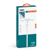 Phixi CB411M Yassı Kablolu 100 Cm Micro USB Şarj ve Data Kablosu - Hızlı Şarj ve Güçlü Veri Aktarımı - 2