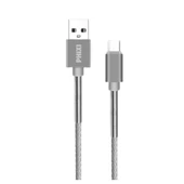 Phixi CB610M Metal Örgü 100 Cm Micro USB Şarj ve Data Kablosu - 3A Hızlı Şarj & Güçlü Veri Aktarımı - 1