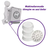 4 Adet Beyaz Eşya Çamaşır Bulaşık Makinası Buzdolabı Yükseltici Titreşim Ayağı Altlığı Ayaklığı Gürültü Önleyici - 5