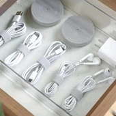 Cırt Cırt Yapışkanlı Kablo Düzenleyici, 3 Metre Kablo Düzenleme Organizer - 3