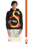 Galatasaray Orijinal Lisanslı Kapüşonlu Logo Erkek Sweat Gs Bileklik Set Ahşap Kutulu thumbnail 2